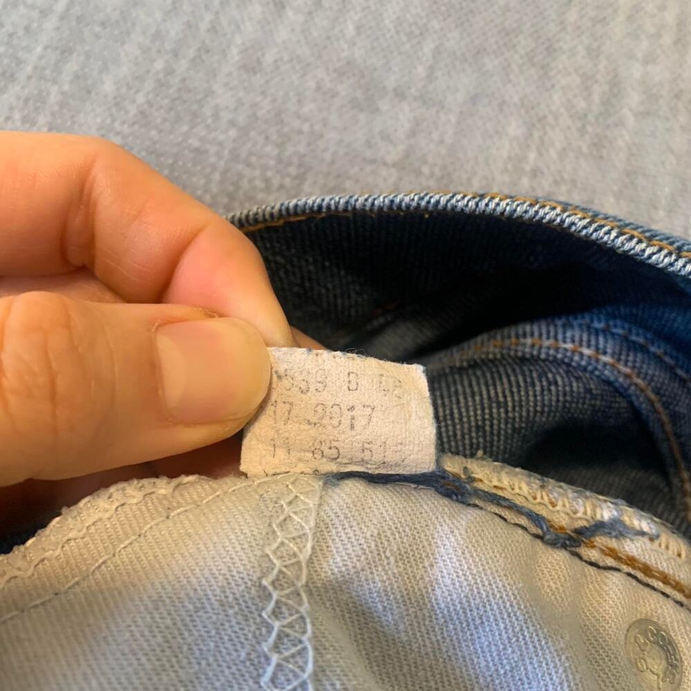 Vintage 70s Levi's Brown Tab wash denim Jeans - Picture 7 of 8